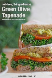 Green Olive Tapenade Green Smoothie Gourmet