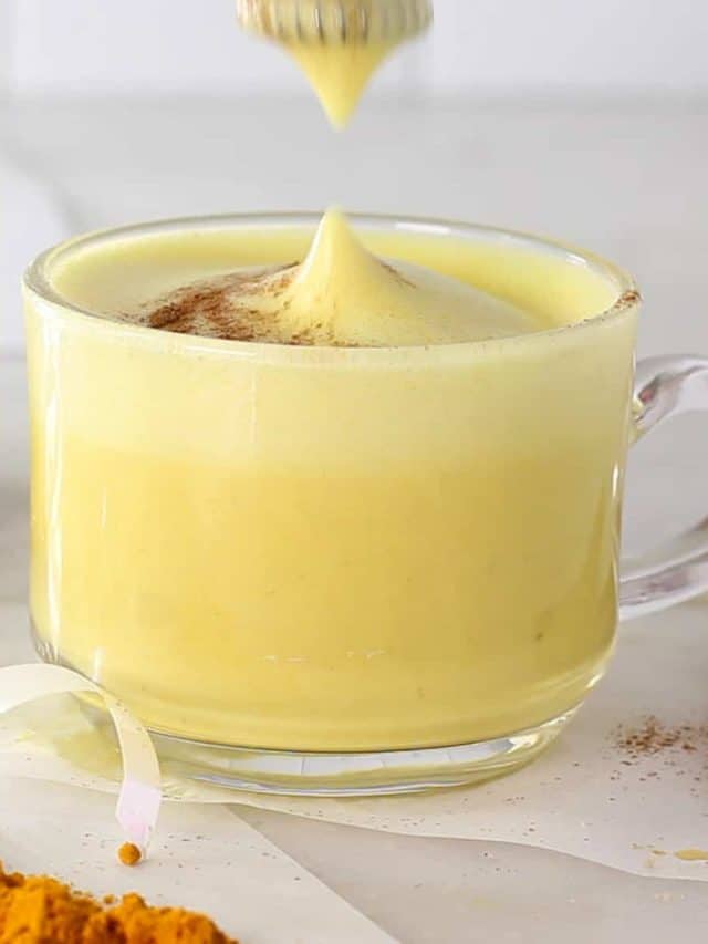 Easy Golden Milk Latte Recipe Green Smoothie Gourmet