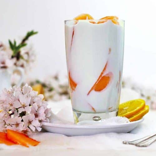 Cantaloupe Lemon Breakfast Jar & Easy Homemade Vegan Yogurt