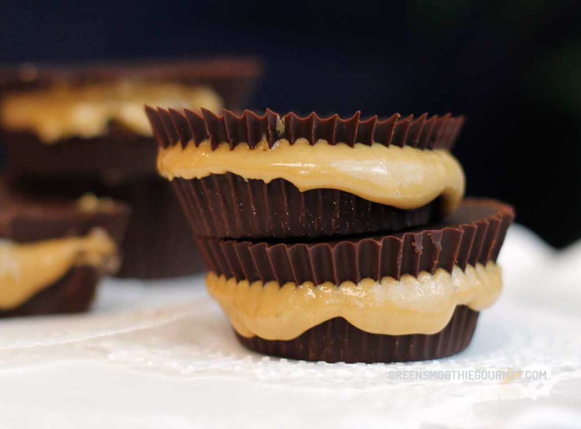 Homemade Nut Butter Dark Chocolate Cups (vegan, dairy-free, gluten-free)