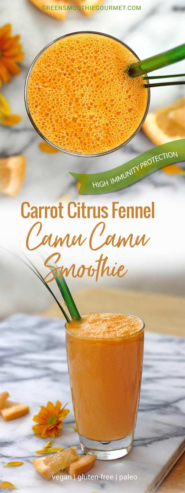 Citrus Fennel Camu Camu Smoothie