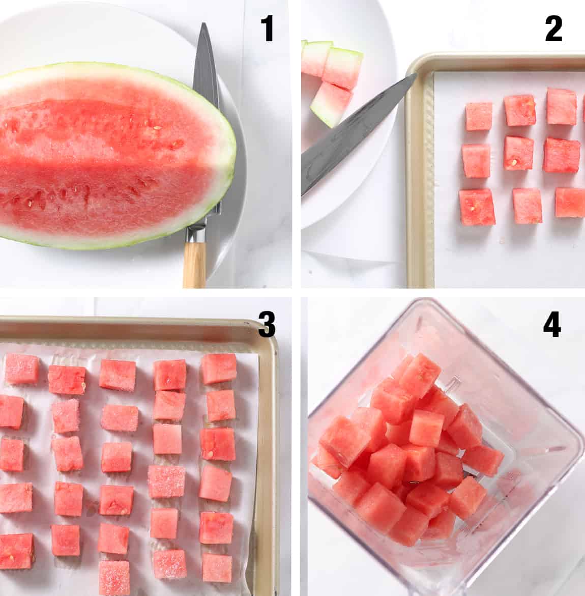 steps to cut watermelon