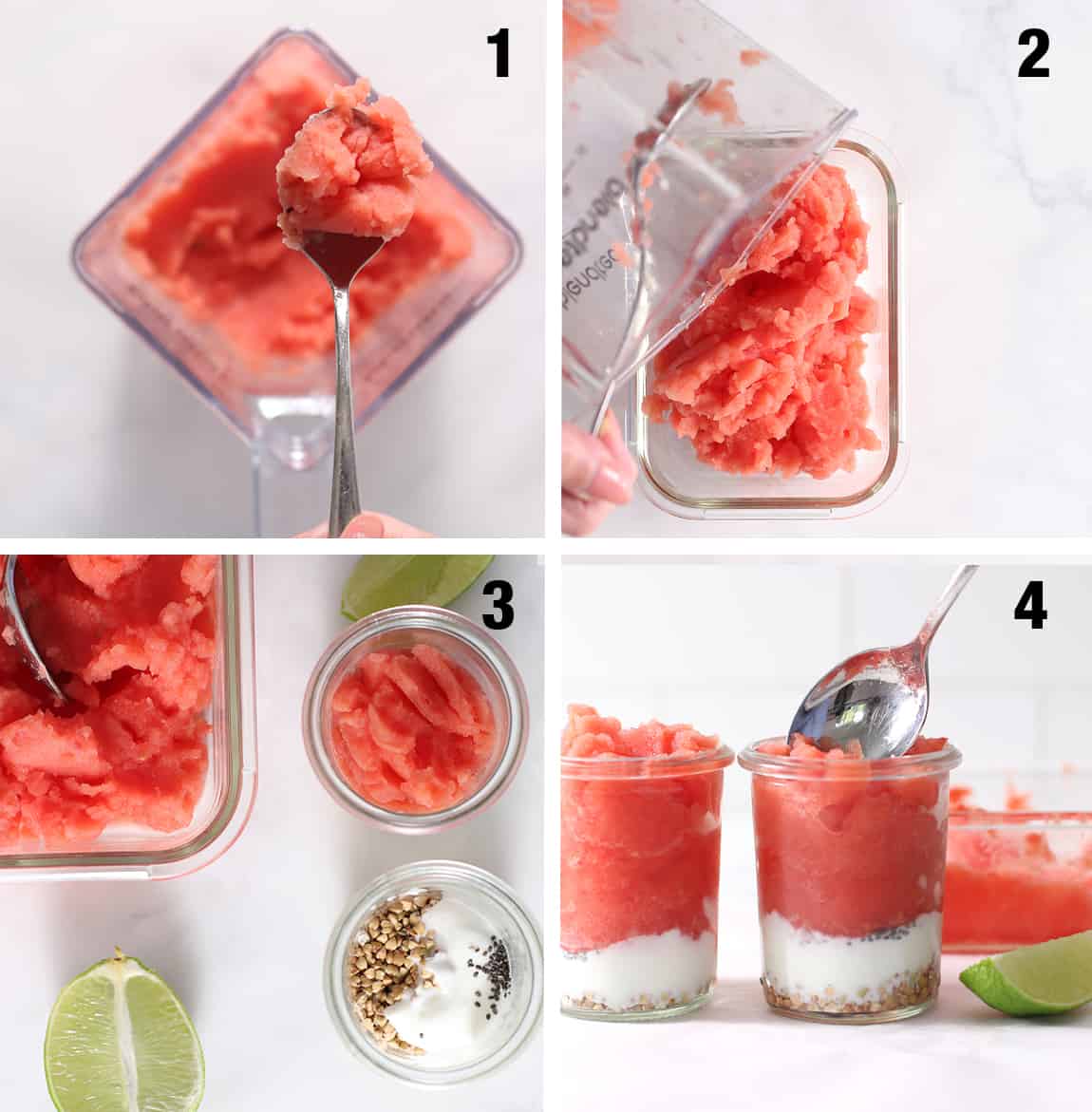 steps to make watermelon slush