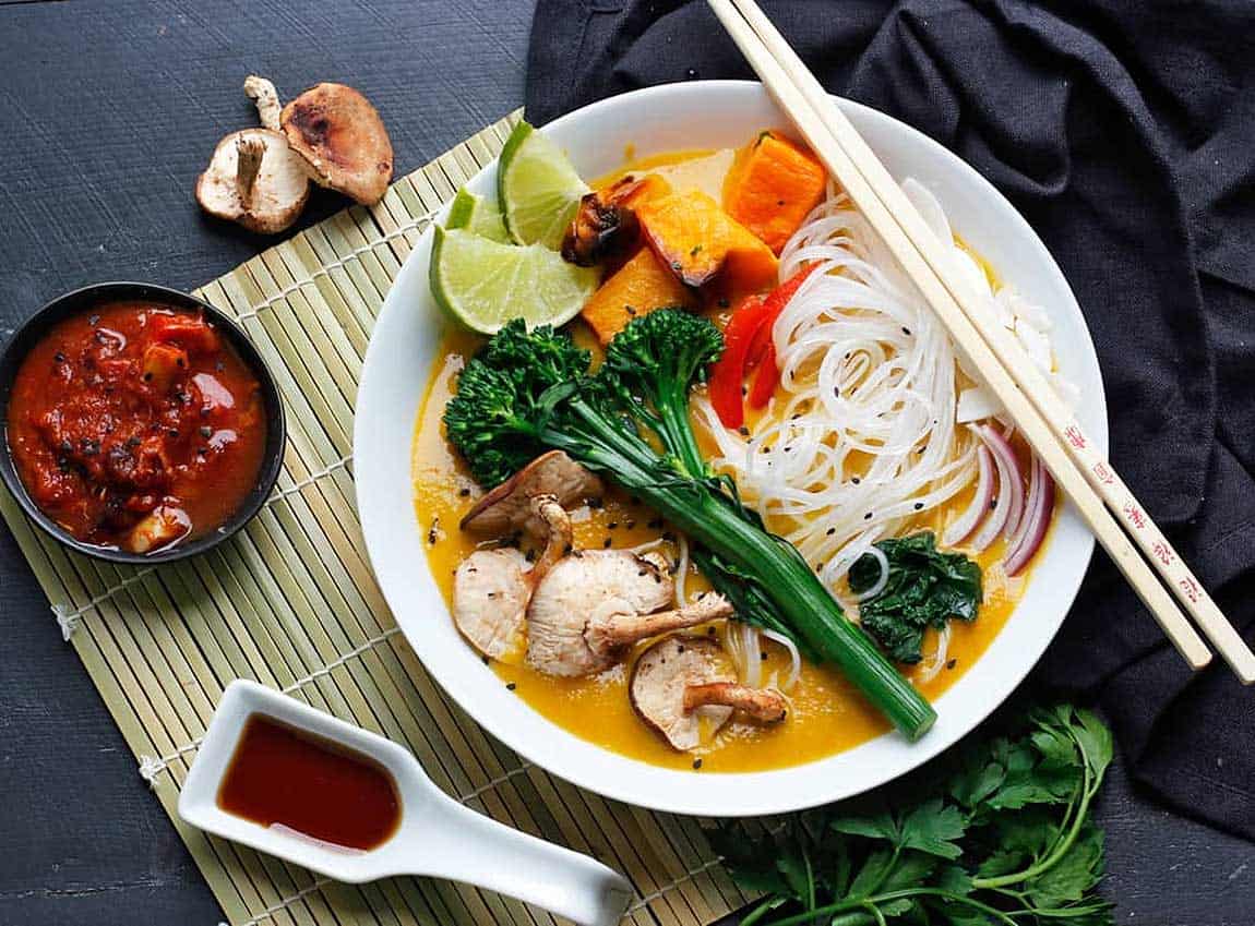 Easy Vegan Khao Soi Thai Noodle Soup