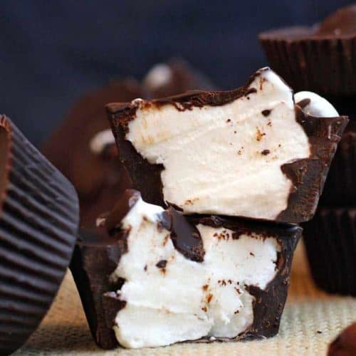 Vanilla Cream Chocolate Truffle Cups (vegan - dairy-free - gluten-free)