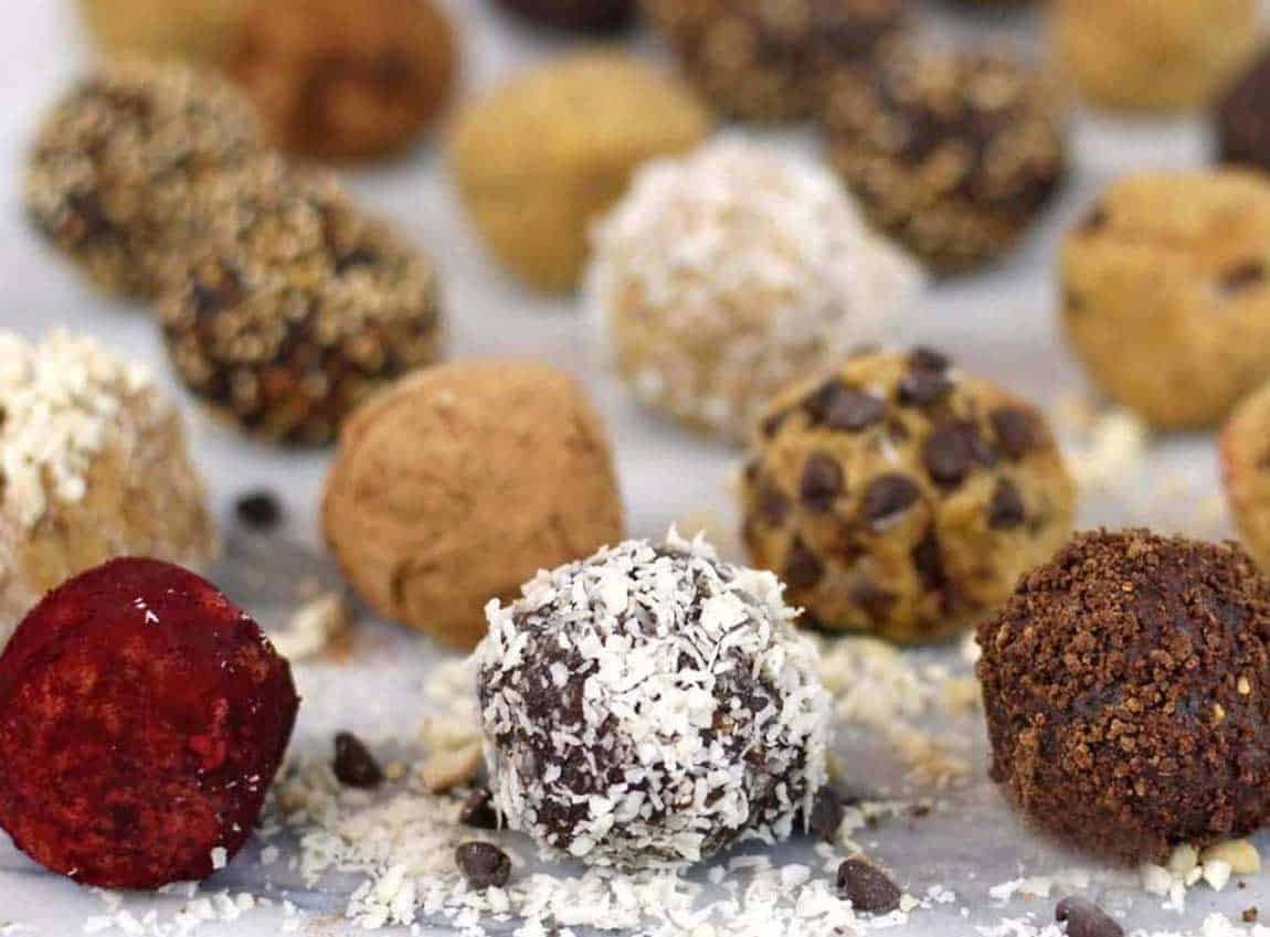 2 Ultimate Raw Bliss Ball Recipes (vegan, dairy-free, no-date, protein)