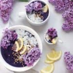 Lilac Lemon Blueberry Frosty Slush (de-stress, immunity-boost)