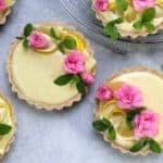 No-Bake Meyer Lemon Lavender Tarts