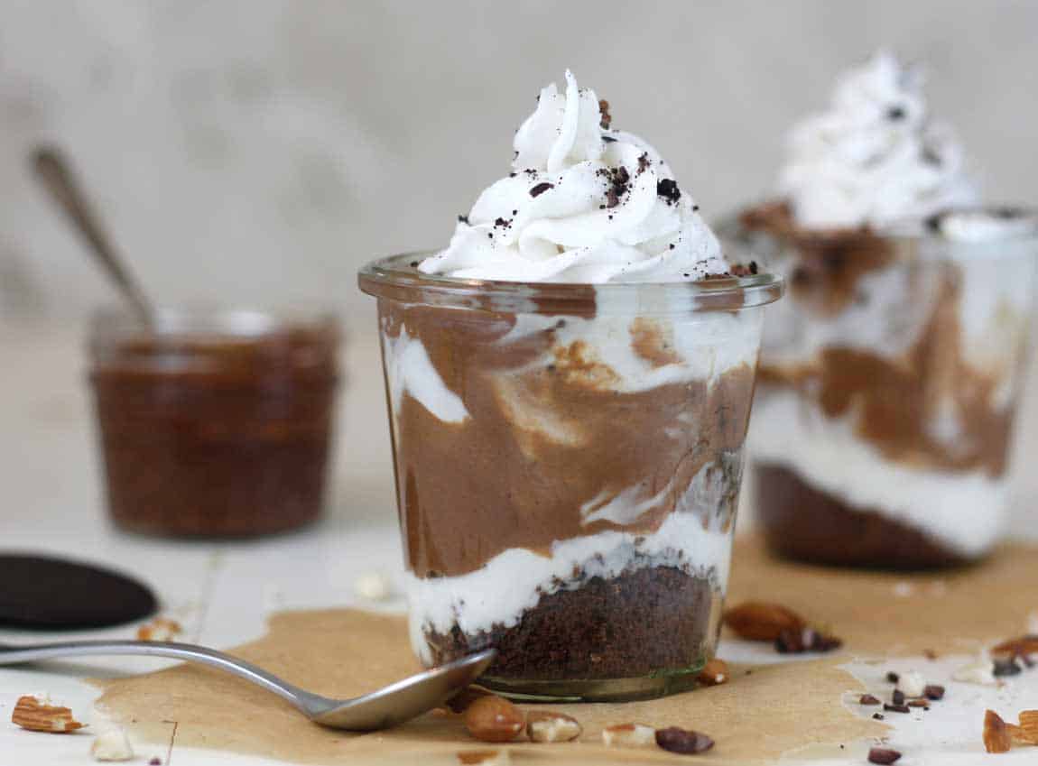 Vegan Baileys Chocolate Cream Parfaits