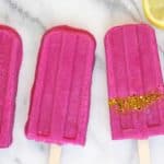 dragon fruit speculoos popsicles