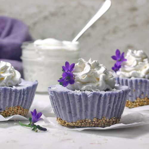 Purple Sweet Potato Quinoa Cream Cups {no-bake, vegan, 4-ingredients}