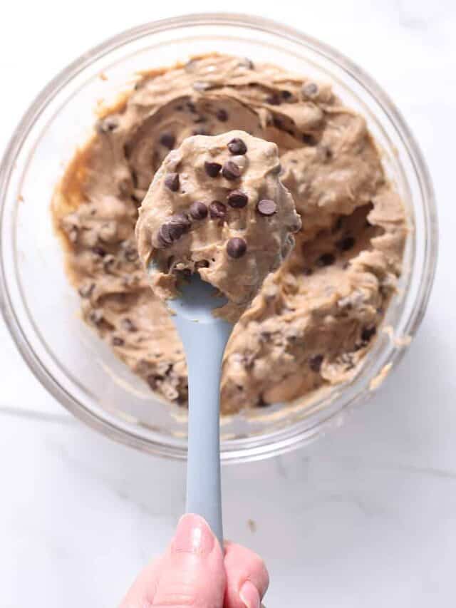 Healthy Edible Cookie Dough (6 ingredients)