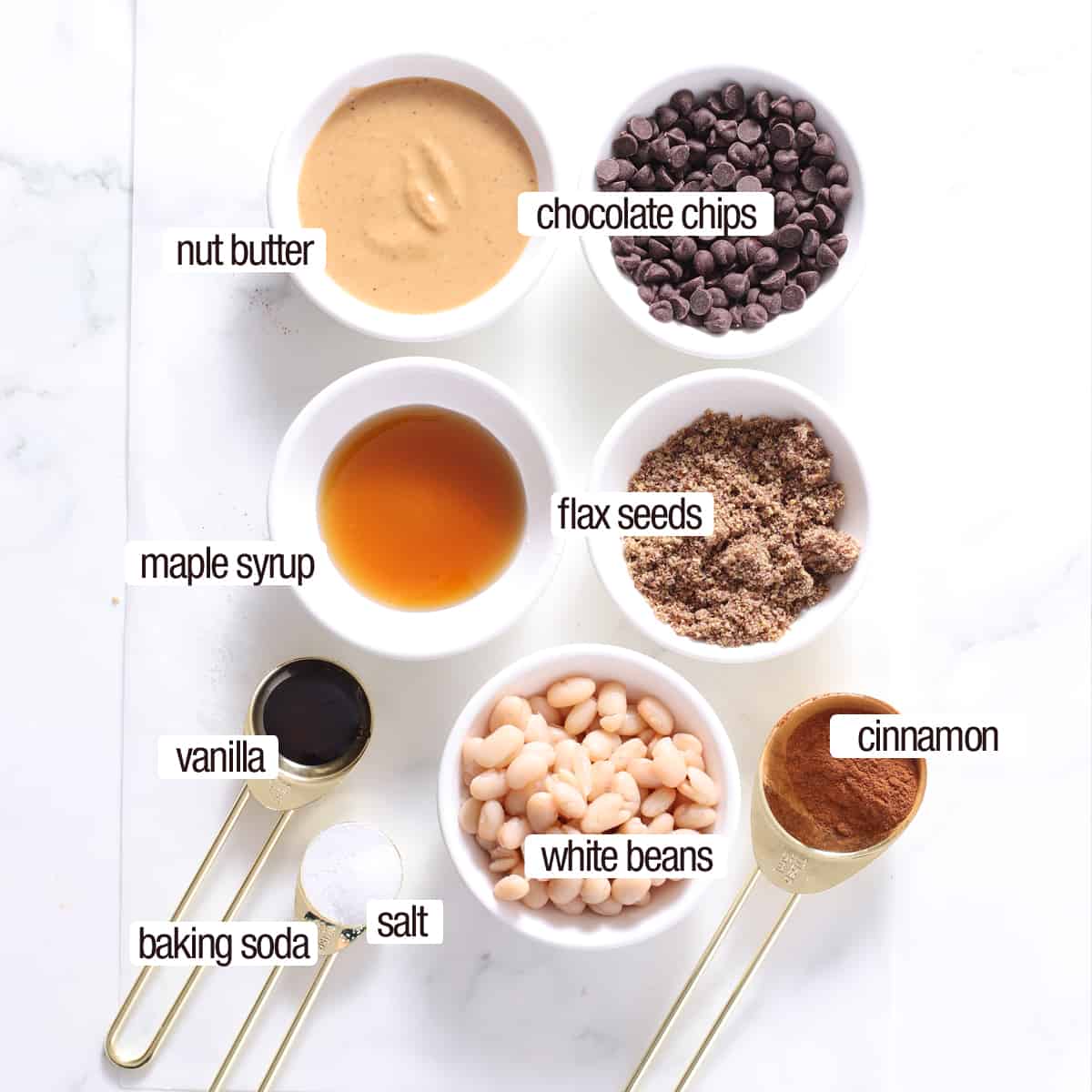 ingredients for edible cookie dough