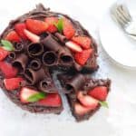 Ultimate Vegan Mini Chocolate Cake + Chocolate Curls