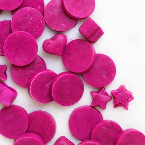 3-ingredient Dragon Fruit Protein Workout Wafers