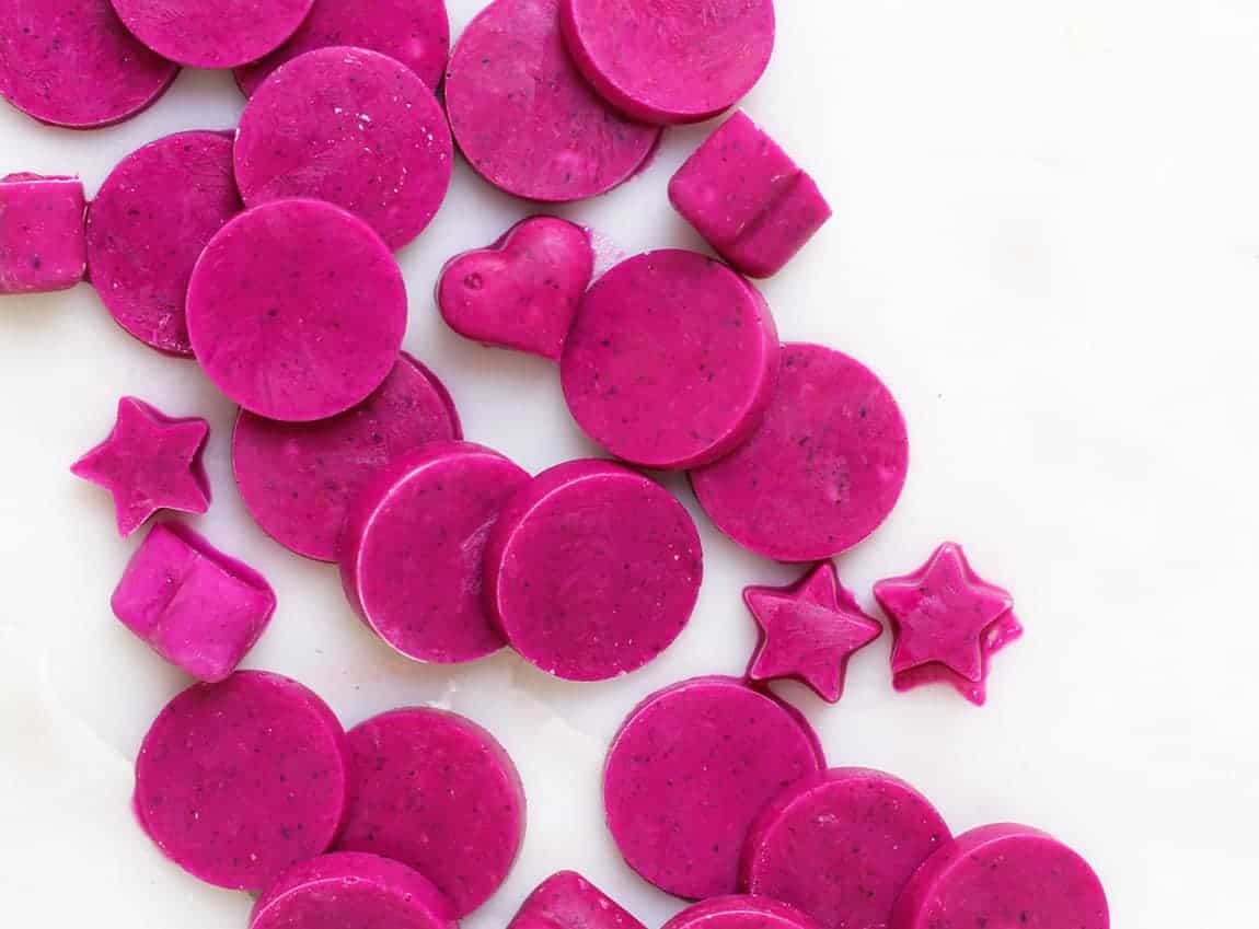 3-ingredient Dragon Fruit Protein Workout Wafers