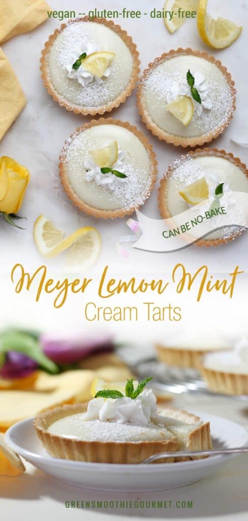 Meyer Lemon Tarts | Green Smoothie Gourmet