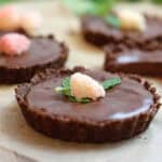 chocolate hazelnut tarts.