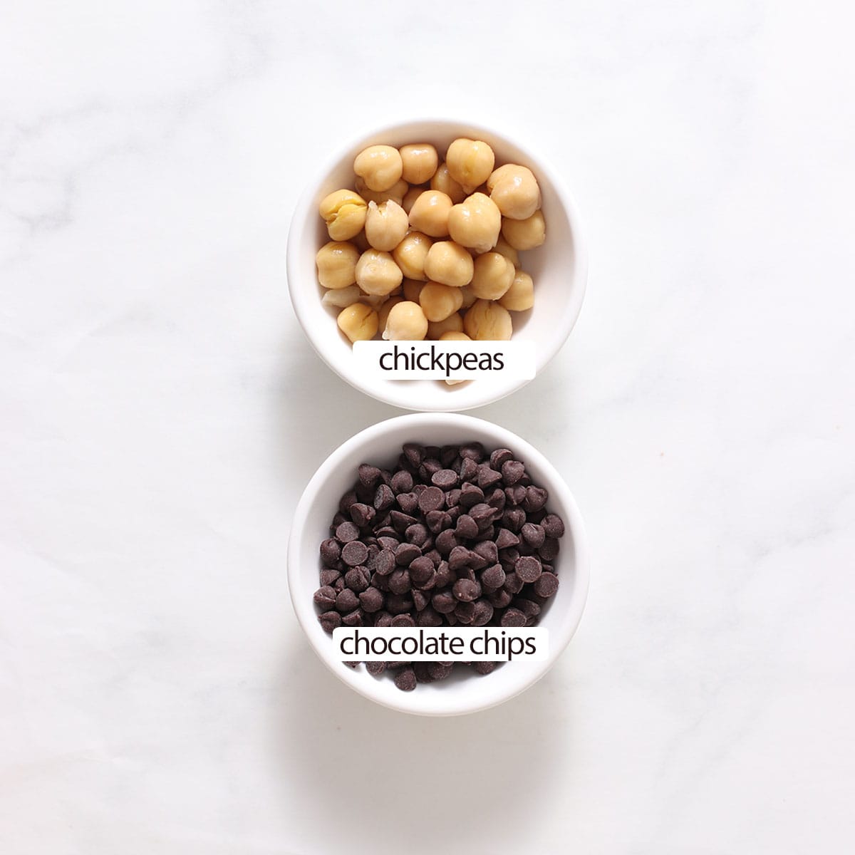 chocolate covered chickpeas ingredients.