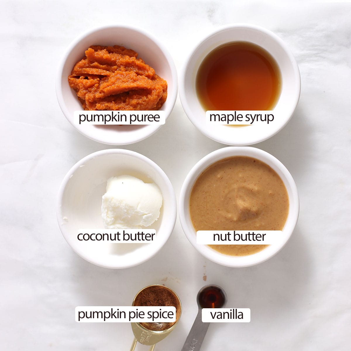 ingredients to make pumpkin fudge.