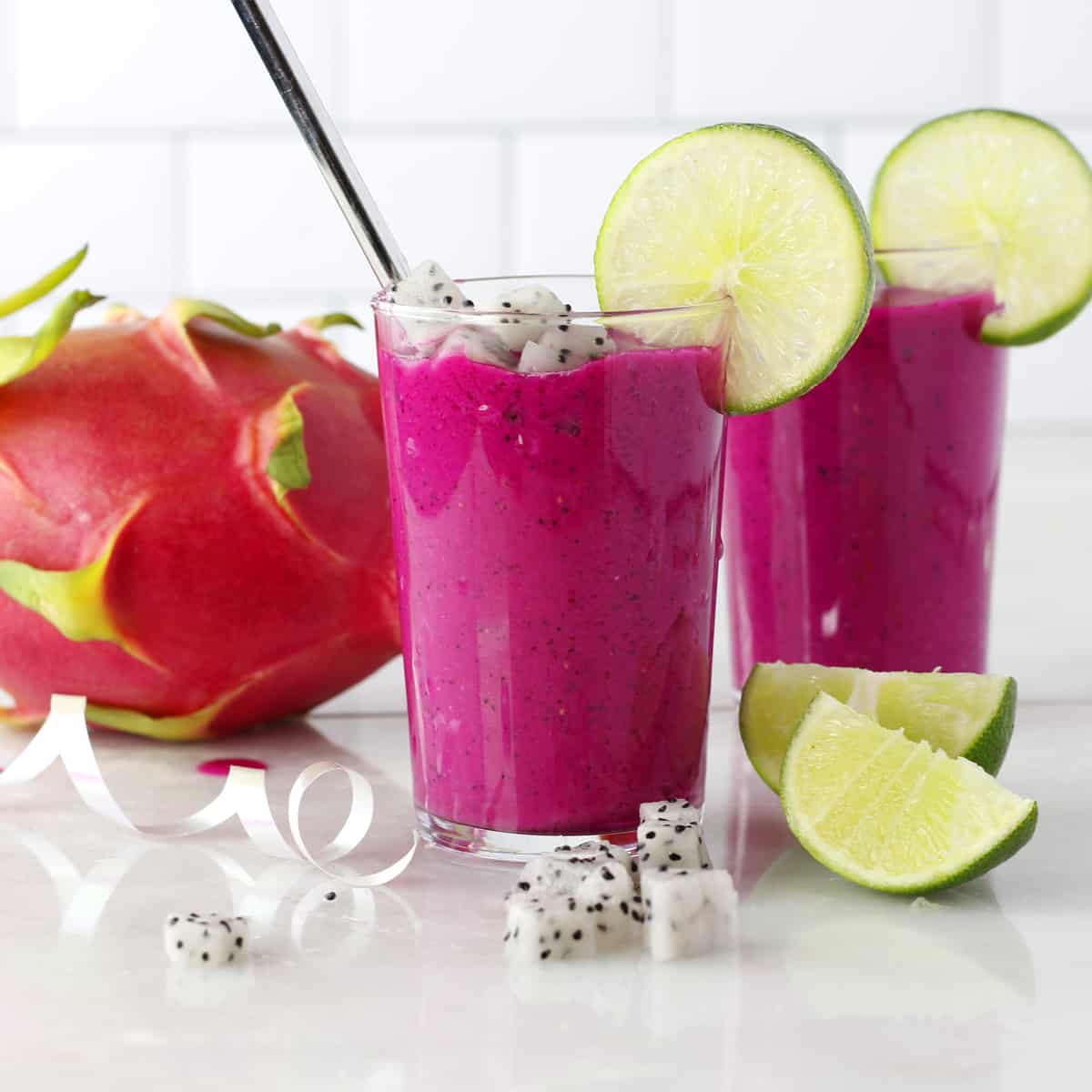 Dragon Fruit Smoothie with Yogurt Green Smoothie Gourmet