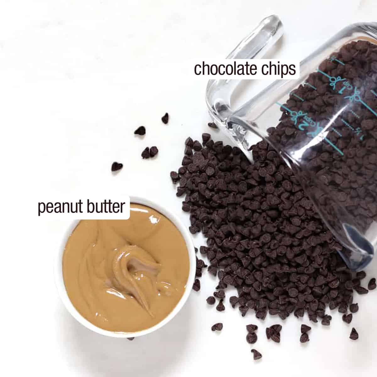 chocolate peanut butter fudge ingredients.