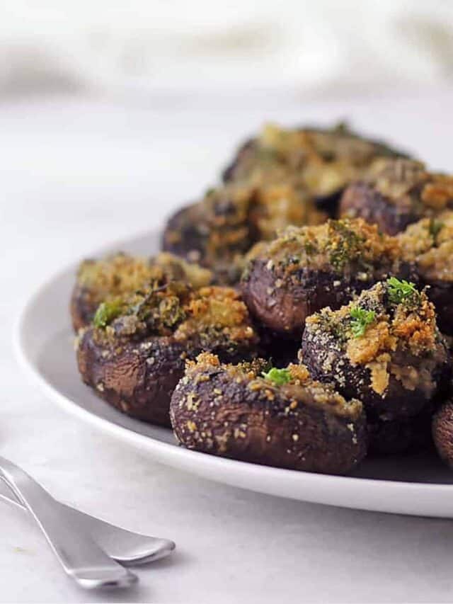 Vegetarian Stuffed Mushrooms