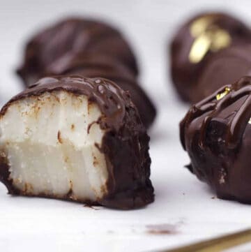 coconut truffles with a bite.