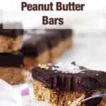 peanut butter bars on a table.