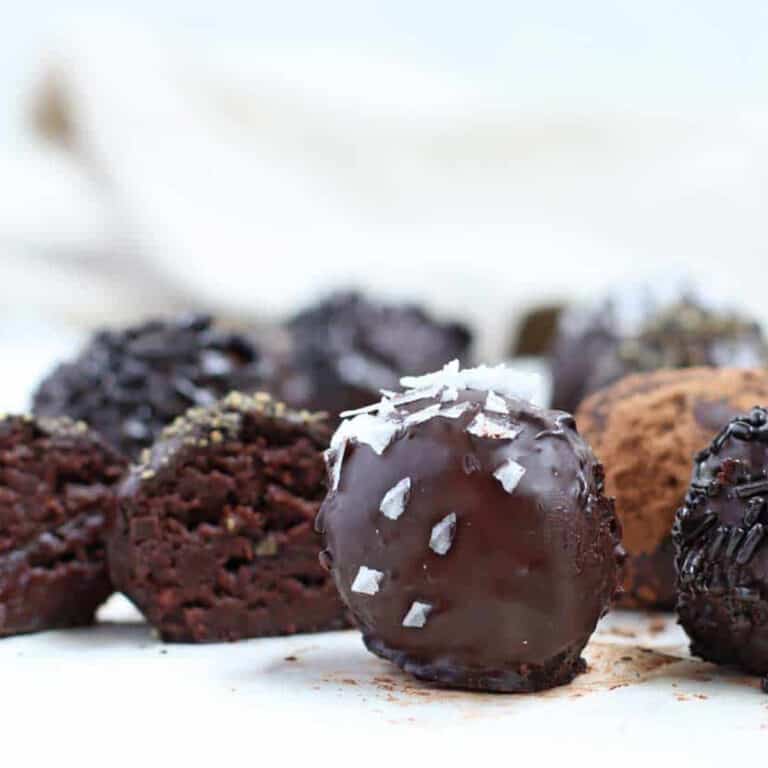 Chocolate Black Pepper Truffles | Green Smoothie Gourmet