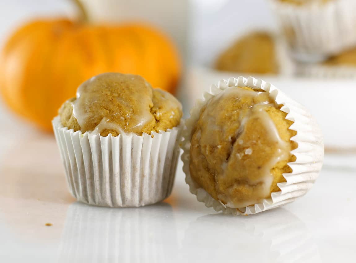 Mini pumpkin muffins