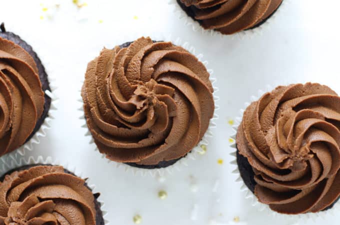 2-ingredient chocolate frosting with sweet potatoes
