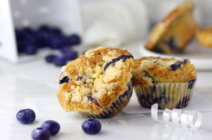 Healthy Jordan Marsh Blueberry Muffins