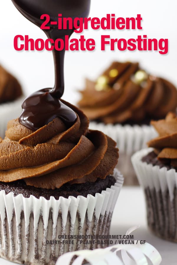 2-ingredient chocolate frosting