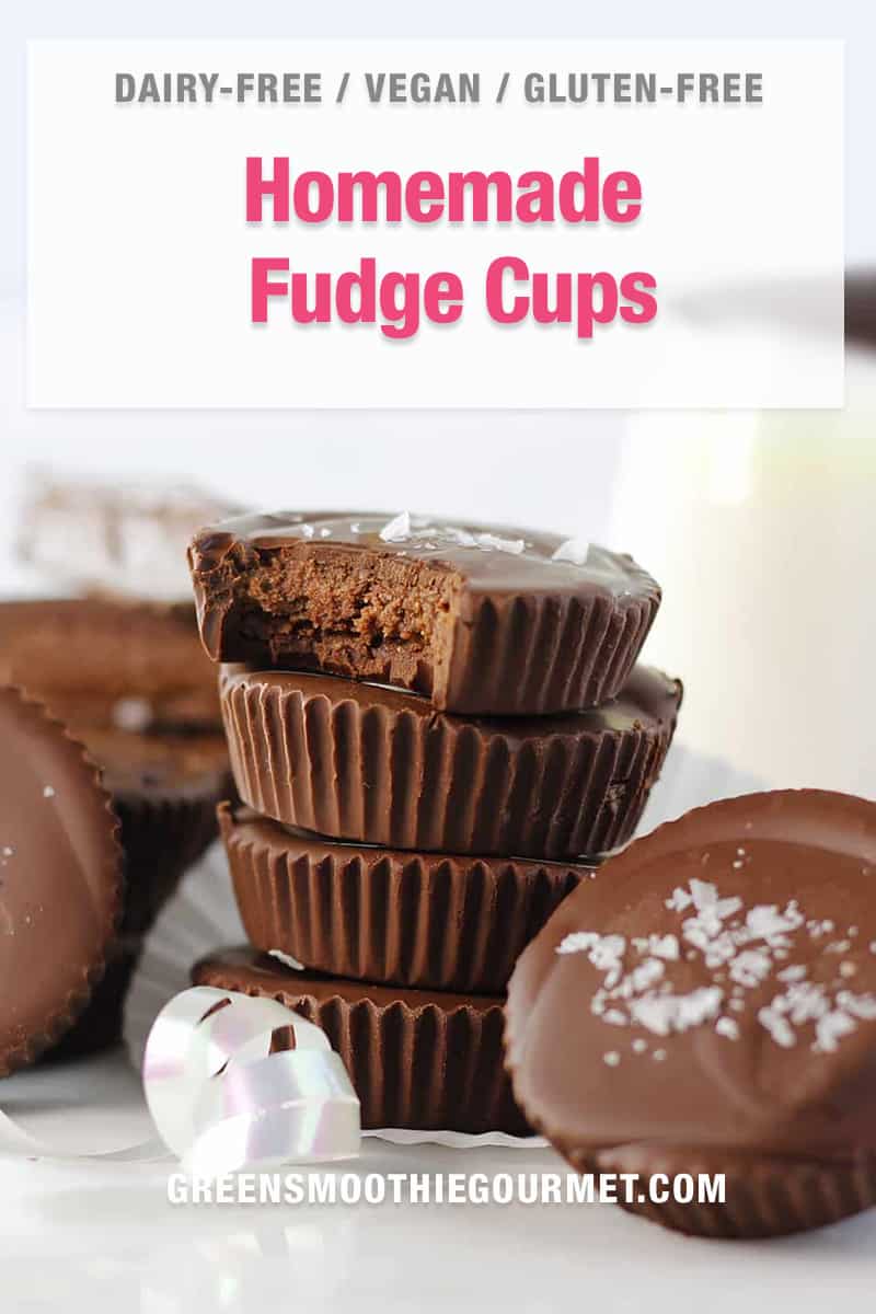 Peanut Butter Fudge Cups (Reese's copycat) | Green Smoothie Gourmet