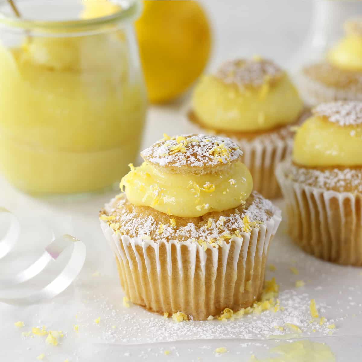 Healthy Lemon Cupcakes