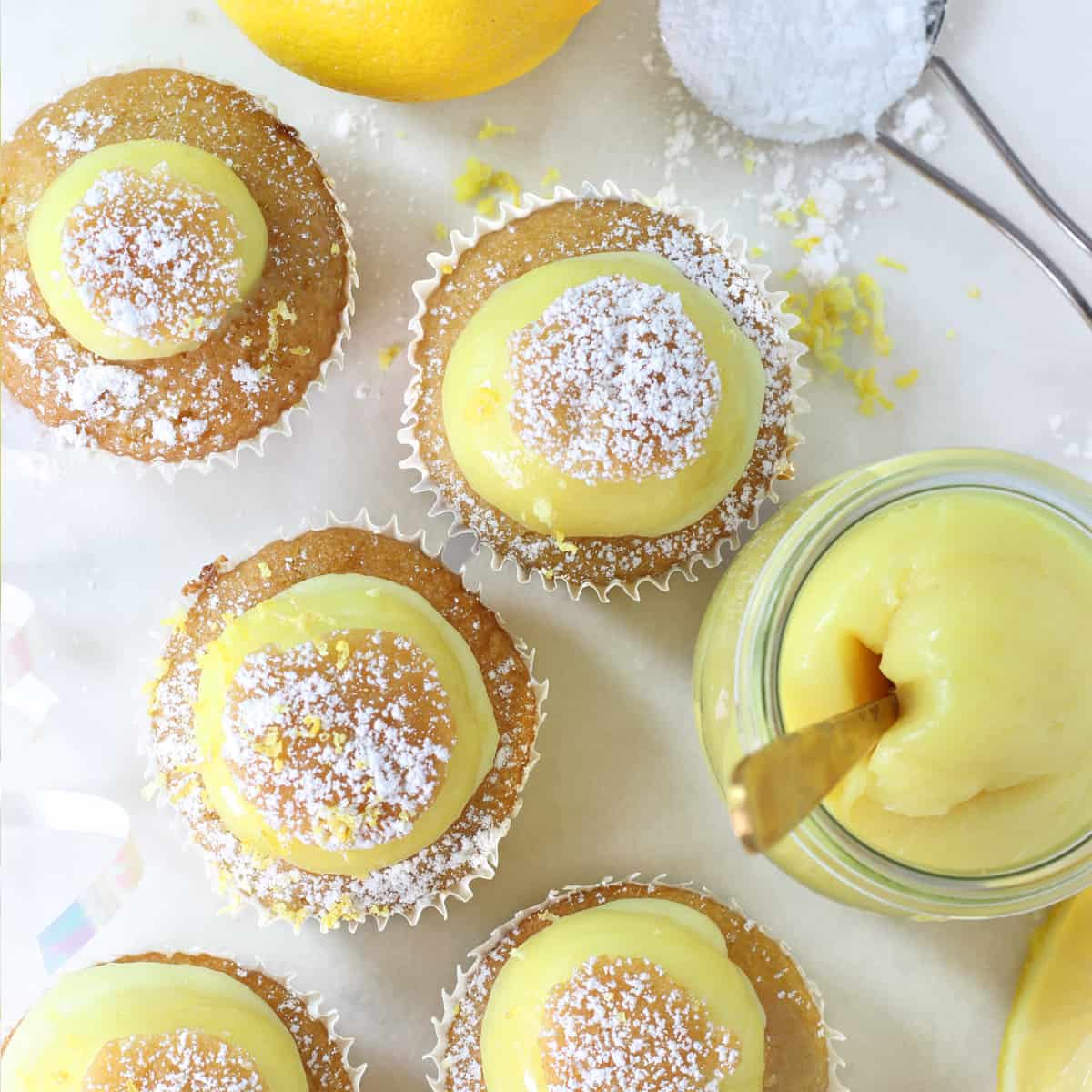 Healthy Lemon Cupcakes