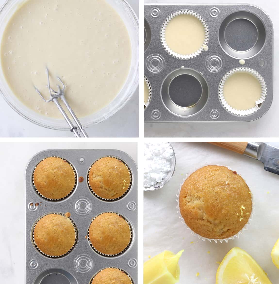 Steps to make Lemon Cupcakes
