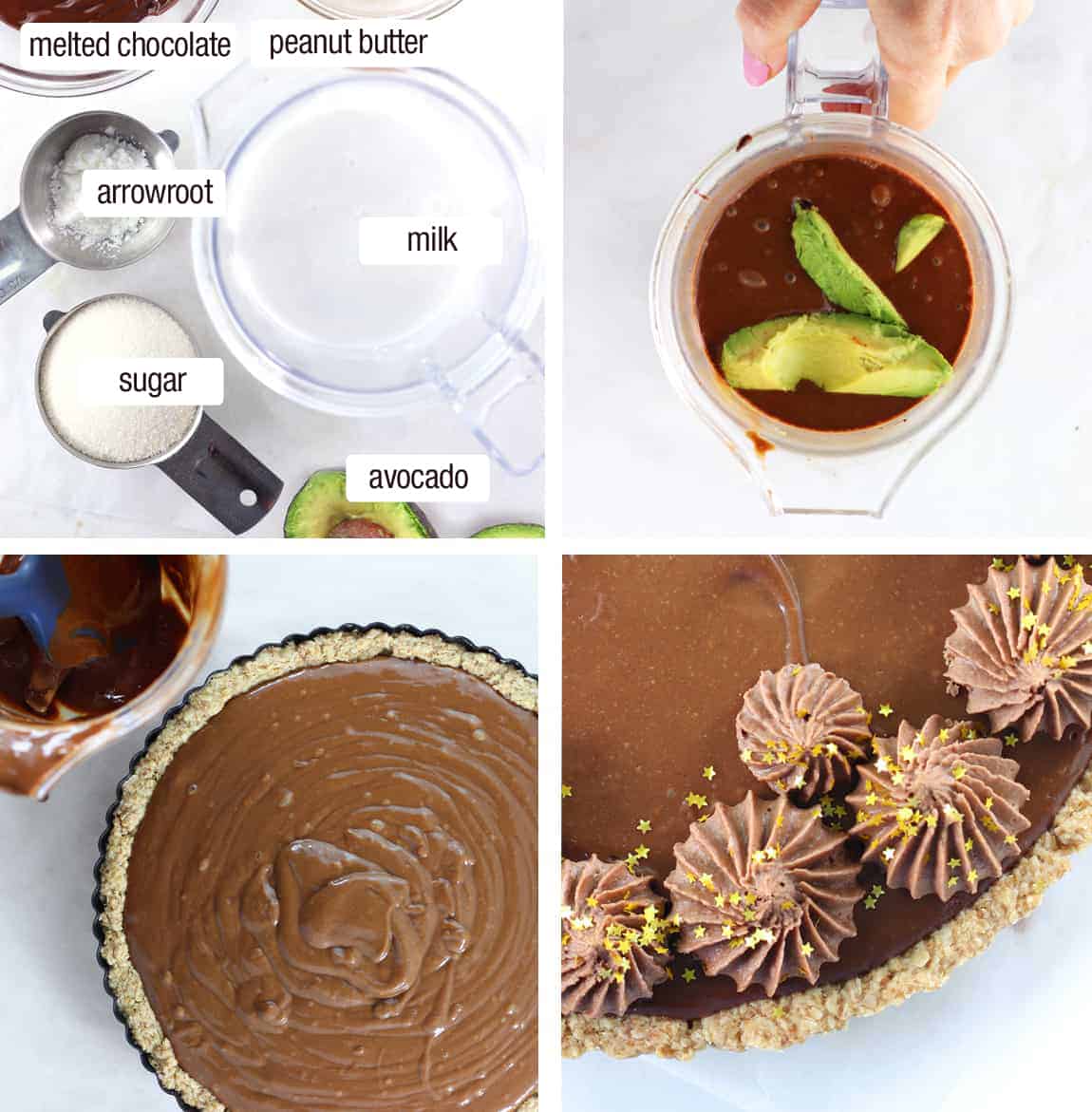 Make filling for Chocolate Peanut Butter Pie