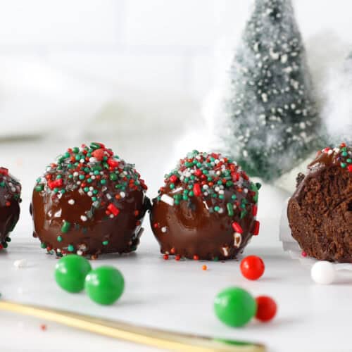 chocolate fudge truffles.