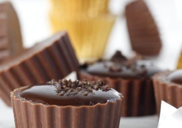 a bunch of fudge cups.