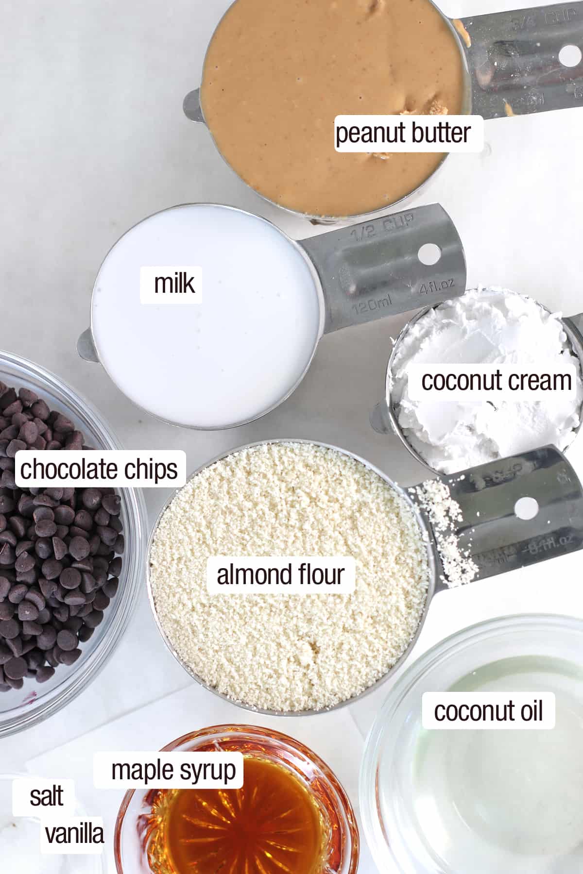 ingredients for millionaire bars