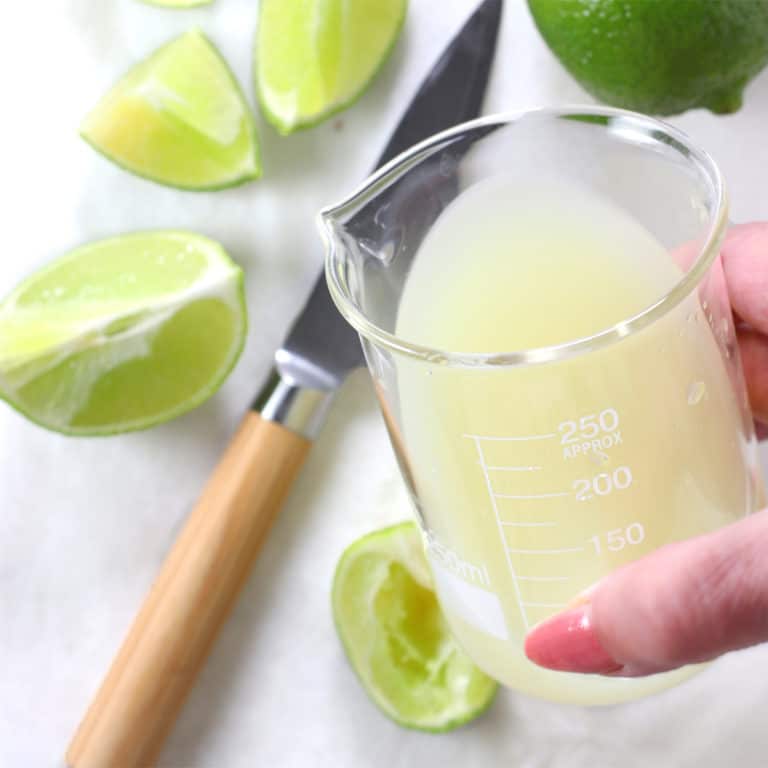 Homemade Lime Juice