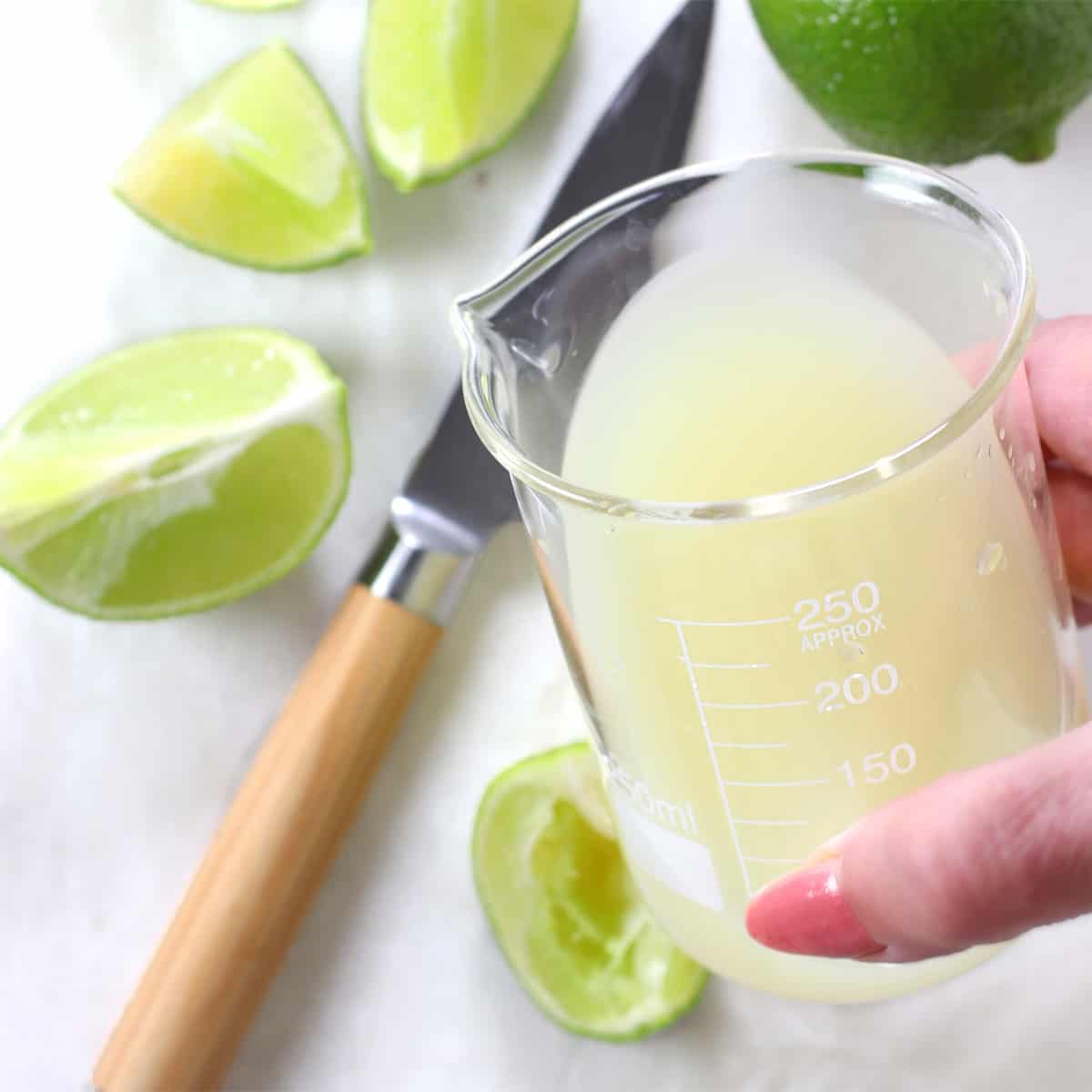 Homemade Lime Juice | Green Smoothie Gourmet