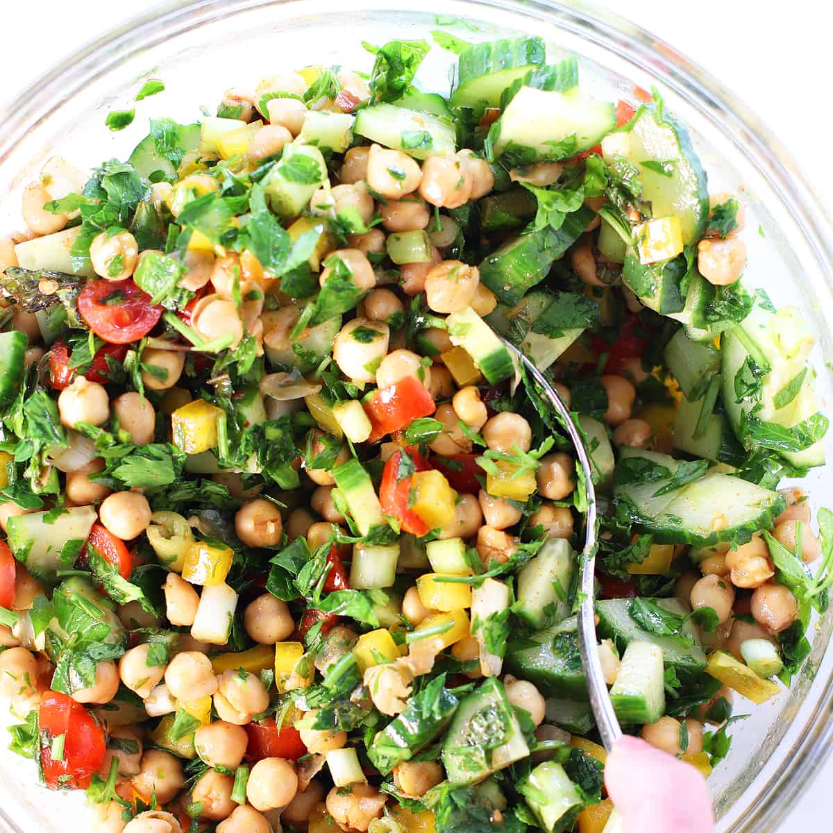 mediterranean chickpea salad