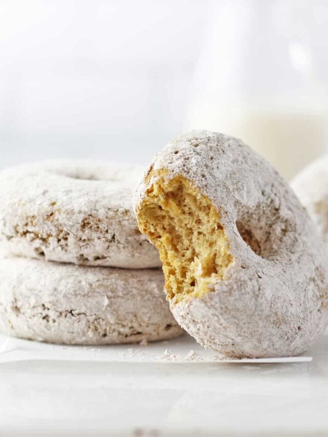 Easy Powdered Sugar Donuts