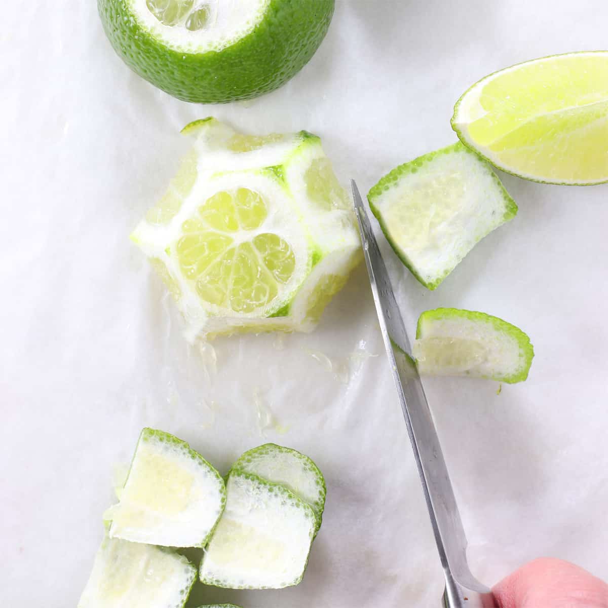 peeling limes