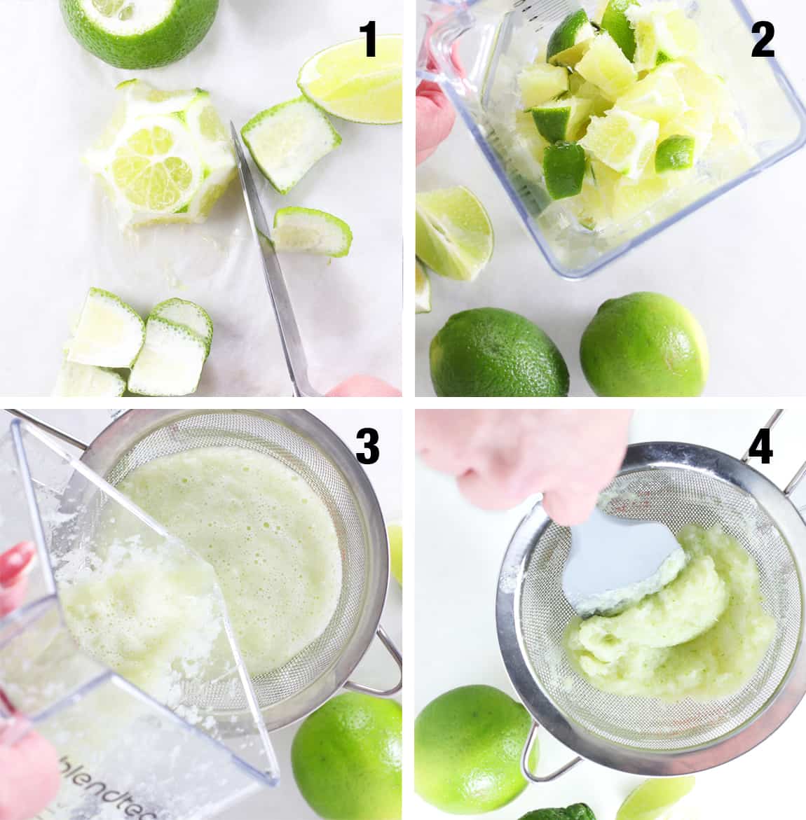 steps to make lime juice