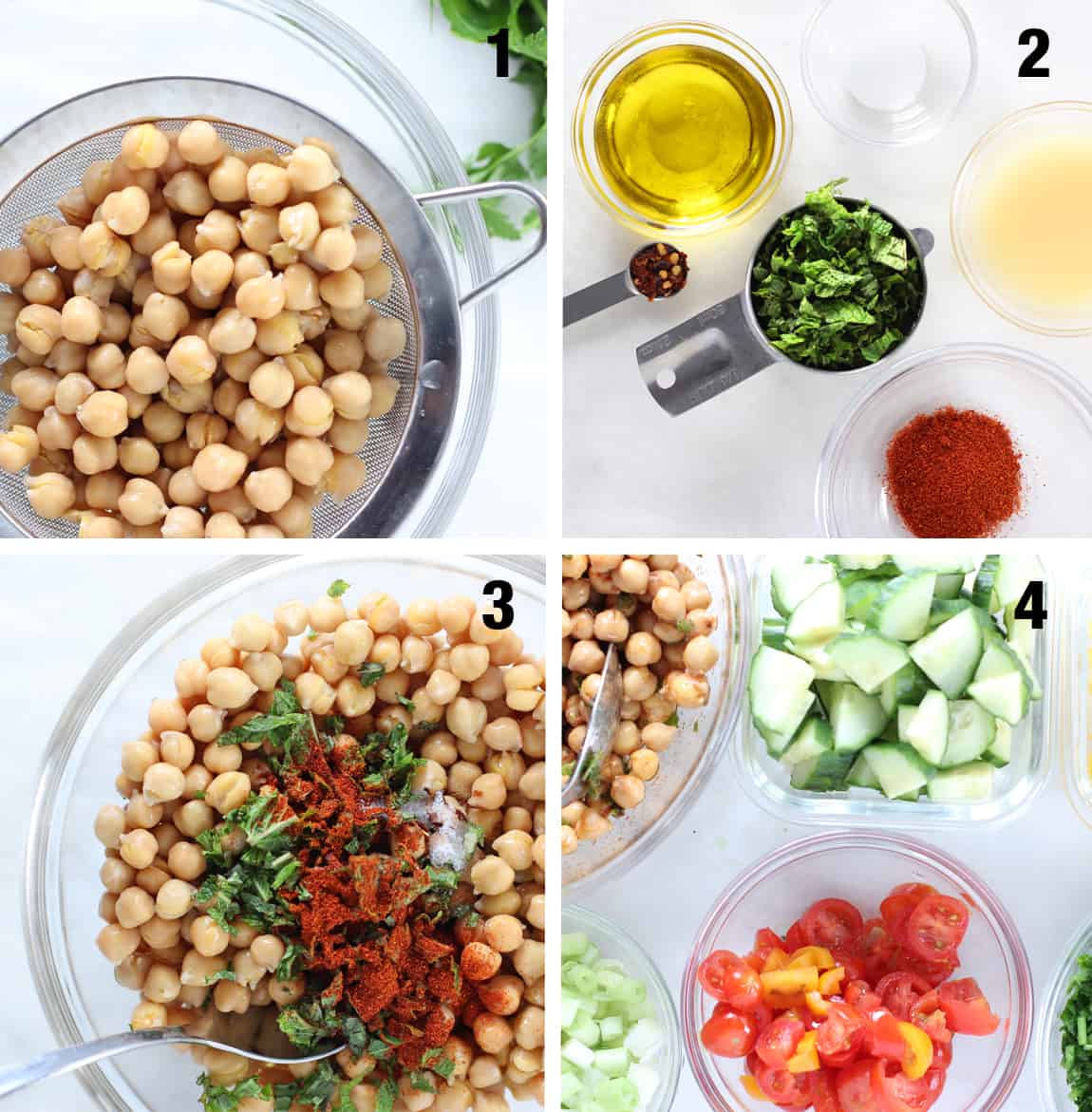 mediterranean chickpea salad