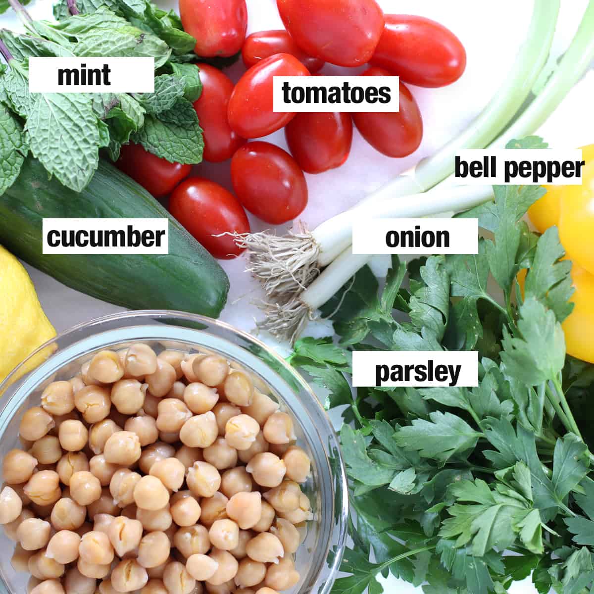 mediterranean chickpea salad